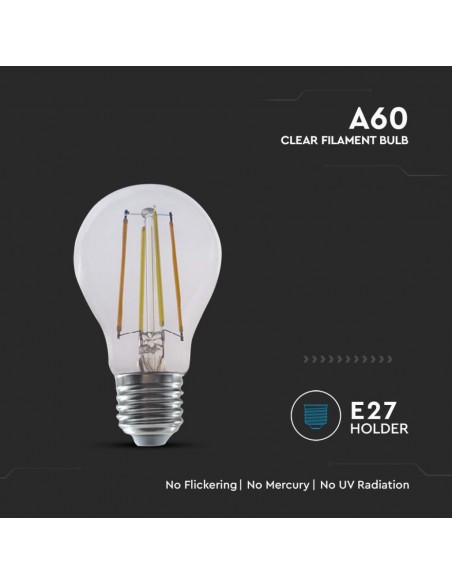 3001-Lampadina LED E  A Filamento Compatibile con Google Home e Amazon Alexa Tramite App Smart  in  Dimmerabile-6