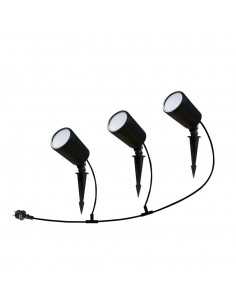 3015-Faretto LED da Giardino con Picchetto x Smart Amazon Alexa Google Home Colore Nero CCT RGB  in Dimmerabile -1