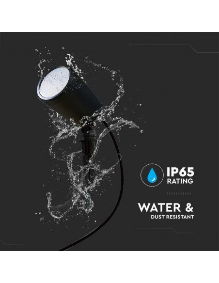 3015-Faretto LED da Giardino con Picchetto x Smart Amazon Alexa Google Home Colore Nero CCT RGB  in Dimmerabile -7