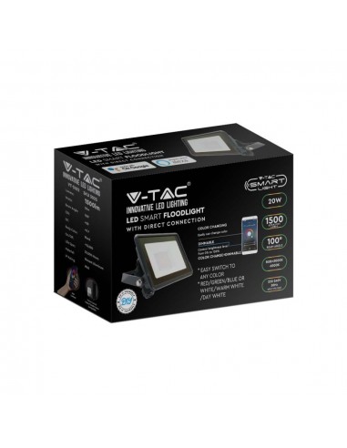 3025-Faro LED  Compatibile con Google Home e Amazon Alexa Tramite App Smart RGB    -2