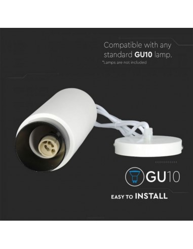 Portafaretto LED a Sospensione GU10...