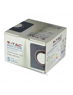 3118-Portafaretto LED da Incasso GU Corpo in Gesso Quadrato Colore Grigio con Finitura Oro Rosa-1 2