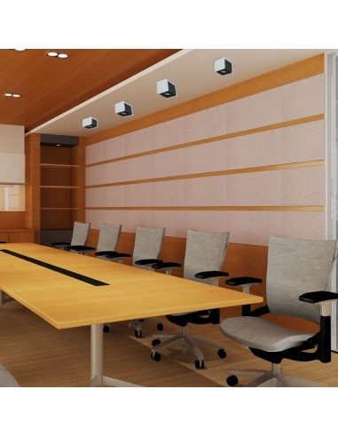 3143-Portafaretto LED GU Corpo in Gesso a Cubo Grigio Finitura Nera-4