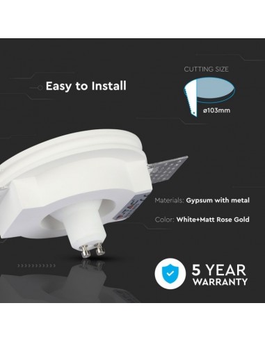 Portafaretto LED da Incasso Rotondo...