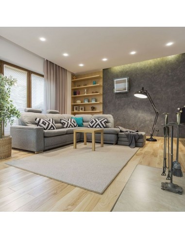 3159-Portafaretto LED da Incasso GU Rotondo Colore Bianco con Interno Oro Rosa-6