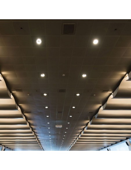 3164-Portafaretto LED da Incasso GU Rotondo Orientabile con Foro Ovale Colore Bianco con Interno Cromato-4