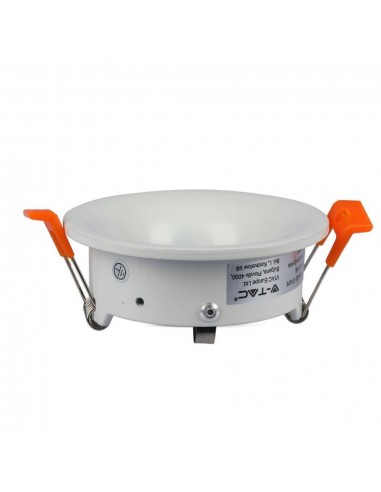 3169-Portafaretto LED da Incasso GU Rotondo Colore Bianco-7