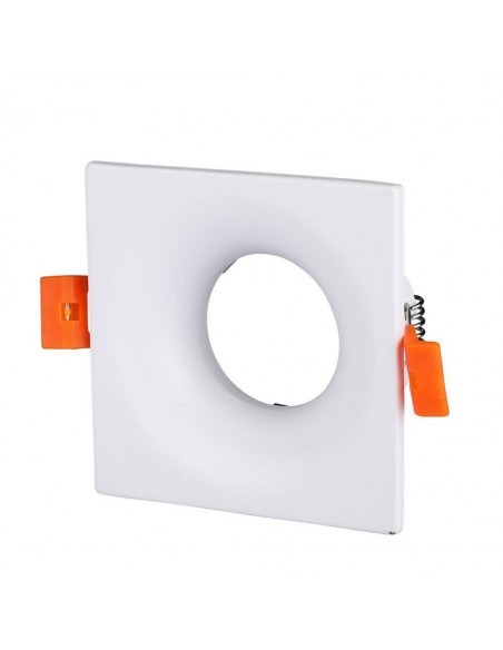3170-Portafaretto LED da Incasso GU Quadrato Colore Bianco-1