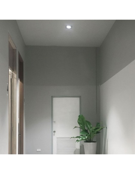 3170-Portafaretto LED da Incasso GU Quadrato Colore Bianco-4