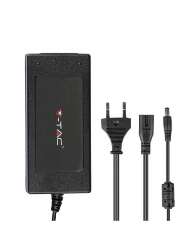 3239-Alimentatore per Strip LED  V A Plug and Play con Jack  e Cavo m con Spina-4