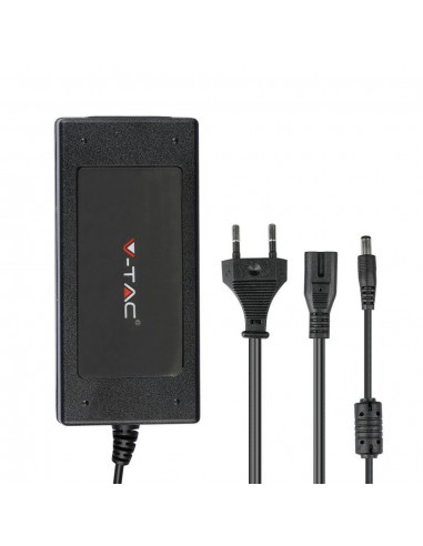 3240-Alimentatore per Strip LED  V A Plug and Play con Jack  e Cavo m con Spina-3