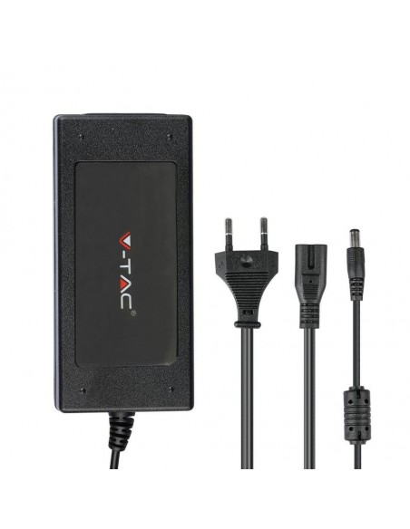 3240-Alimentatore per Strip LED  V A Plug and Play con Jack  e Cavo m con Spina-3