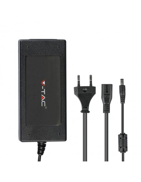 3249-Alimentatore per Strip LED  V A Plug and Play con Jack  e Cavo m con Spina-3