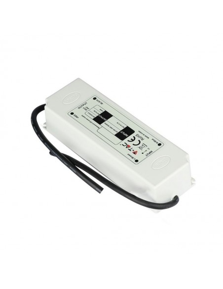 3251-Alimentatore in Plastica  V A con  Uscita e Cavi a Saldare Colore Bianco    Anni di Garanzia-1