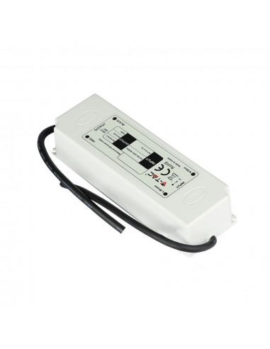 3252-Alimentatore in Plastica  V A con  Uscita e Cavi a Saldare Colore Bianco    Anni di Garanzia-6