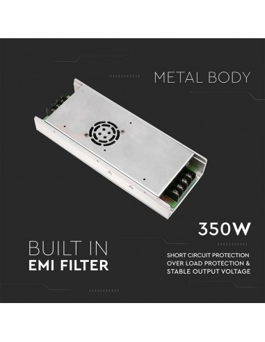 3259-Alimentatore in Metallo  V A con  Uscite IP-4