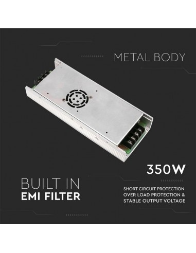 3263-Alimentatore in Metallo  V A con  Uscite IP-3