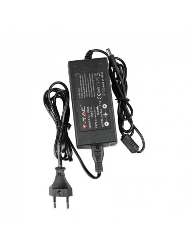 3264-Alimentatore per Strip LED  V A Plug and Play con Jack  e Cavo m con Spina-6