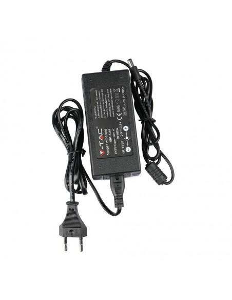 3264-Alimentatore per Strip LED  V A Plug and Play con Jack  e Cavo m con Spina-6
