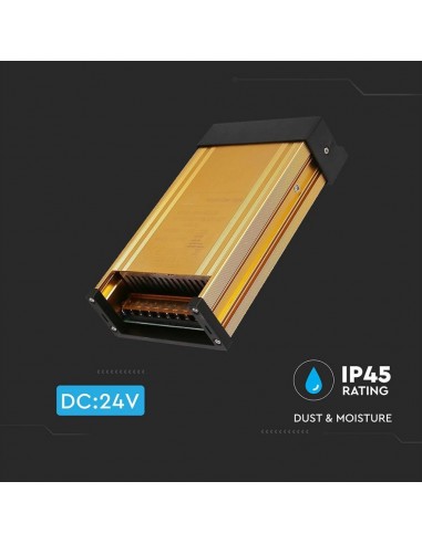 3265-Alimentatore in Metallo  V A con  Uscite e Ventola di Raffreddamento  IP-3