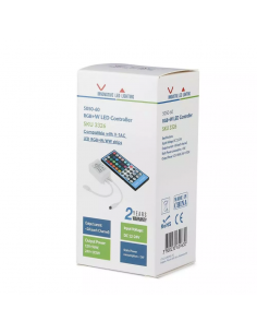 3326-Controller Dimmer Infrarossi IR per Strip LED RGBW  Canali V/V A con Telecomando  Tasti-1 2