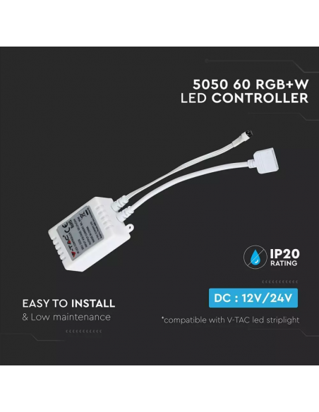 3326-Controller Dimmer Infrarossi IR per Strip LED RGBW  Canali V/V A con Telecomando  Tasti-5