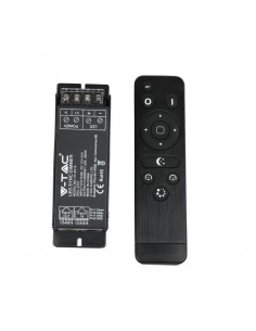 3337-Controller Dimmer Wireless RF GHz per Strip LED Monocolore  Canale V/V A Sync RJ con Telecomando  Tasti-1