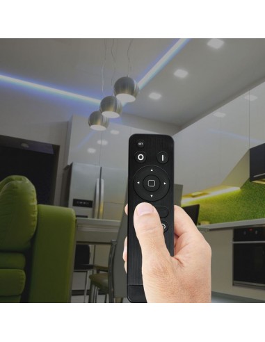 3337-Controller Dimmer Wireless RF GHz per Strip LED Monocolore  Canale V/V A Sync RJ con Telecomando  Tasti-5
