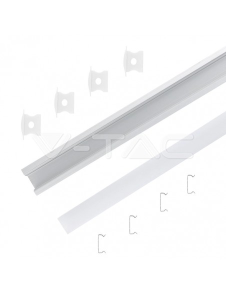 3351-filo Lineare da Incasso per Strip LED fino a mm-4