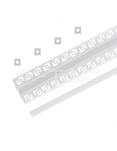 3360-filo Lineare da Incasso Cartongesso per Strip LED -5
