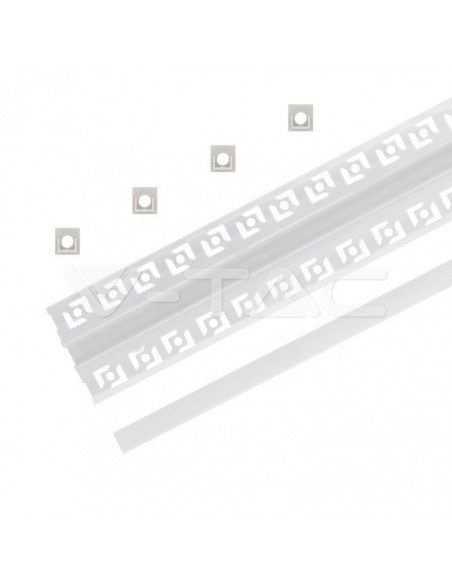 3360-filo Lineare da Incasso Cartongesso per Strip LED -5