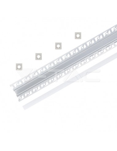 3362-filo Angolare Interno da Incasso Cartongesso per Strip LED -6