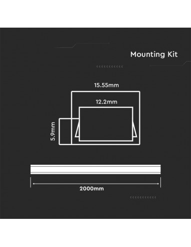 3370-filo Lineare per Strip LED -2