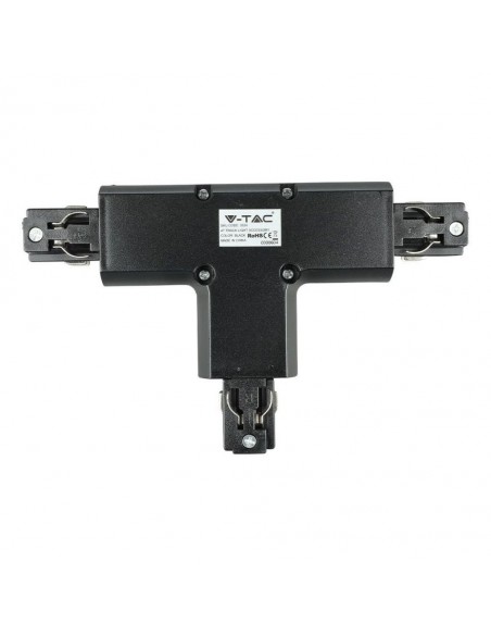3524-Raccordo a T per Binario Trifase Colore Nero-1