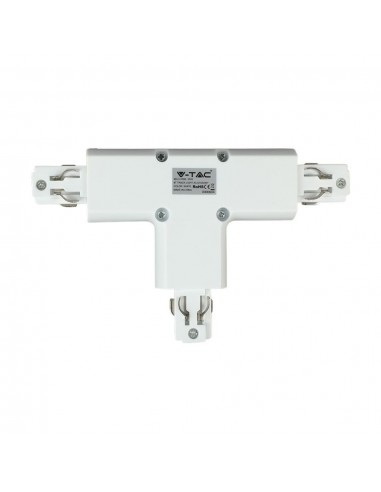 3525-Raccordo a T per Binario Trifase Colore Bianco-3