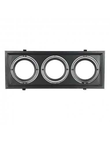 Raccordo 3xAR111 Nero