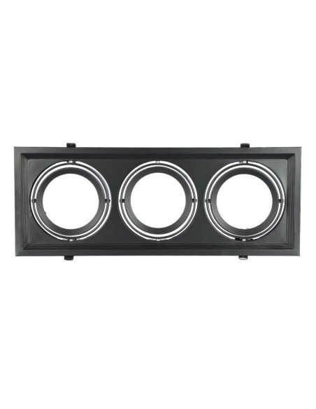 Raccordo 3xAR111 Nero