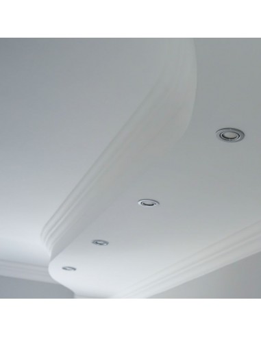 3589-Portafaretto LED da Incasso Rotondo GU e GU MR Colore Cromato Orientabile-4