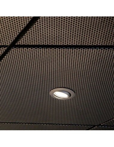 3593-Portafaretto LED da Incasso Rotondo GU e GU MR Colore Bianco Orientabile-4