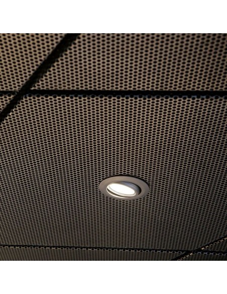 3593-Portafaretto LED da Incasso Rotondo GU e GU MR Colore Bianco Orientabile-4