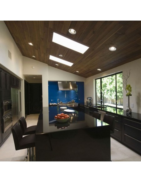 3595-Portafaretto LED da Incasso Rotondo GU e GU MR Colore Bianco Orientabile-4