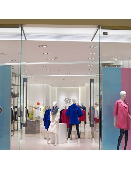 3601-Portafaretto LED Doppio da Incasso Rotondo xGU e GU MR Colore Bianco Orientabile-4