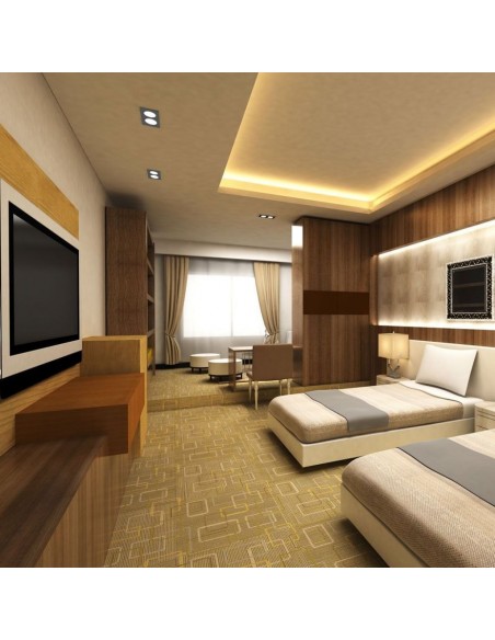 3608-Portafaretto LED Doppio da Incasso Rettangolare xGU e GU MR in Alluminio Spazzolato Orientabile-4