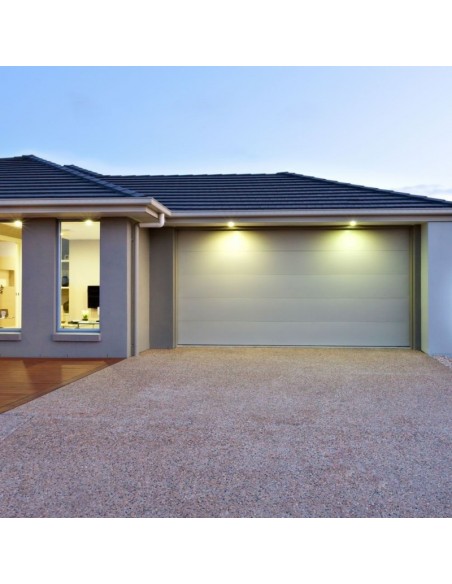 3614-Portafaretto LED da Incasso Rotondo GU e GU MR Colore Grigio Satinato IP-3