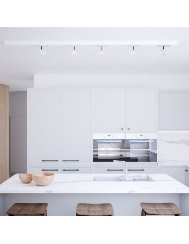 3617-Portafaretto LED da Incasso GU Colore Bianco Orientabile-4