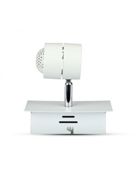 3617-Portafaretto LED da Incasso GU Colore Bianco Orientabile-7