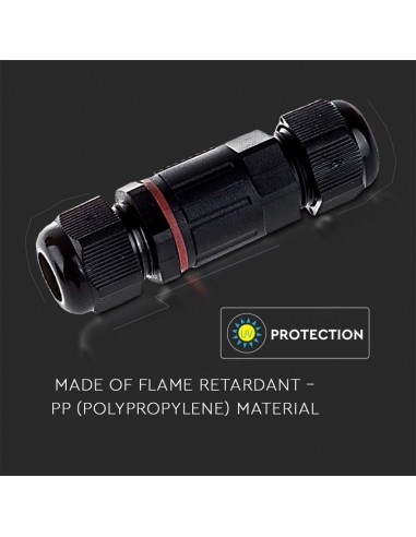 3621-Raccordo di Derivazione con Terminali Colore Nero -6