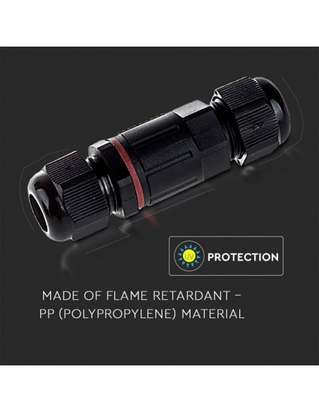 3621-Raccordo di Derivazione con Terminali Colore Nero -6