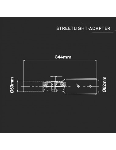 3624-Raccordo Regolabile per Armature Stradali da -2