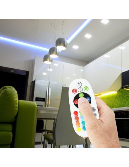 3625-Controller Dimmer Infrarossi IR per Strip LED RGB  Canali V/V A con Telecomando  Tasti-5